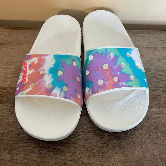 Crocs slides sandals men’s size 9 women’s 11 - Picture 7 of 7